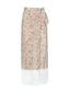 Ruby Fringe Sarong Garden