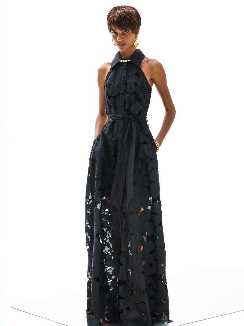 Iris Dress Black S