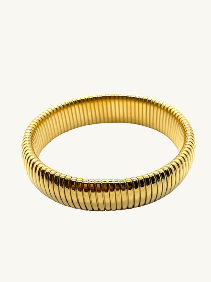 Single Cobra Large Bracelet Gold