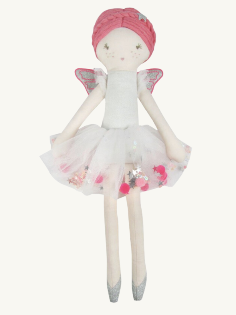 Neon Fairy Linen Doll