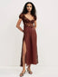 Casey Maxi Dress Rust