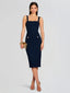 Kins Knit Dress Metallic Navy