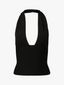 Knit Halter Top Black