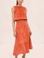 Bently Skirt Amber Suede