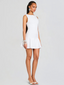 Audrina Knit Dress White