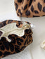 Vintage Leopard Cosmetic Bag Large