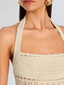 Soliana Crochet Top Ivory Gold