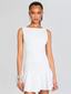 Audrina Knit Dress White
