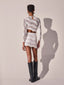 Salina Mini Skirt White Wave