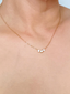 Minimalist Three Stones Necklace