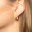 14K Gold-Dipped Bold Hoop Earring White Gold