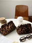 Vintage Leopard Cosmetic Bag Large