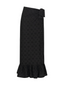 Eyelet Vienna Sarong Black