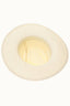 Handwoven Ivory Toyo Straw Panama Hat, Adjustable
