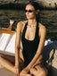 Ava One Piece Black Recycled