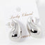 Gold-Dipped Chunky Water Drop Post Earrings Gold