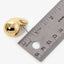 Gold-Dipped Chunky Water Drop Post Earrings Gold