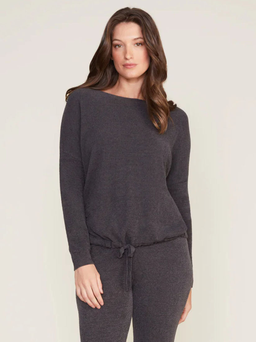 Cozychic Ultra Lite Slouchy Pullover Carbon