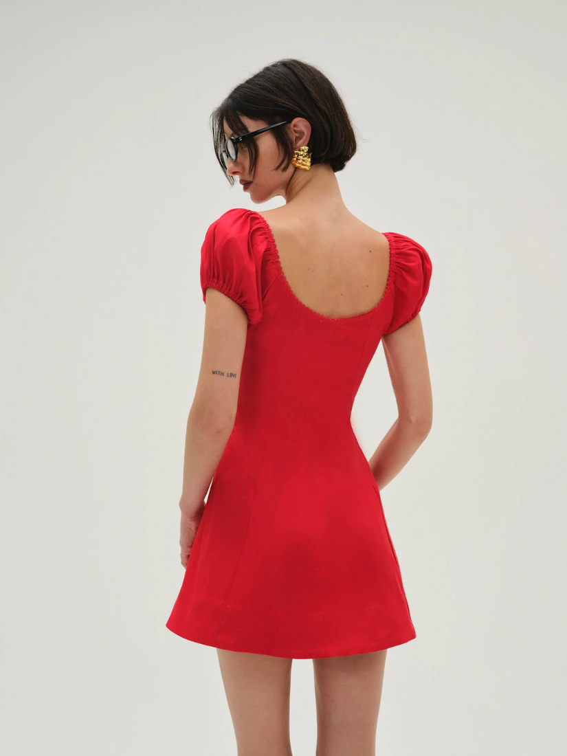 Zuri Mini Dress Red