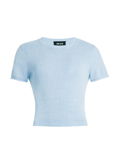 Clare Knit Baby Ice Blue