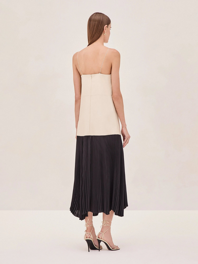 Piatta Midi Dress Off White/ Black