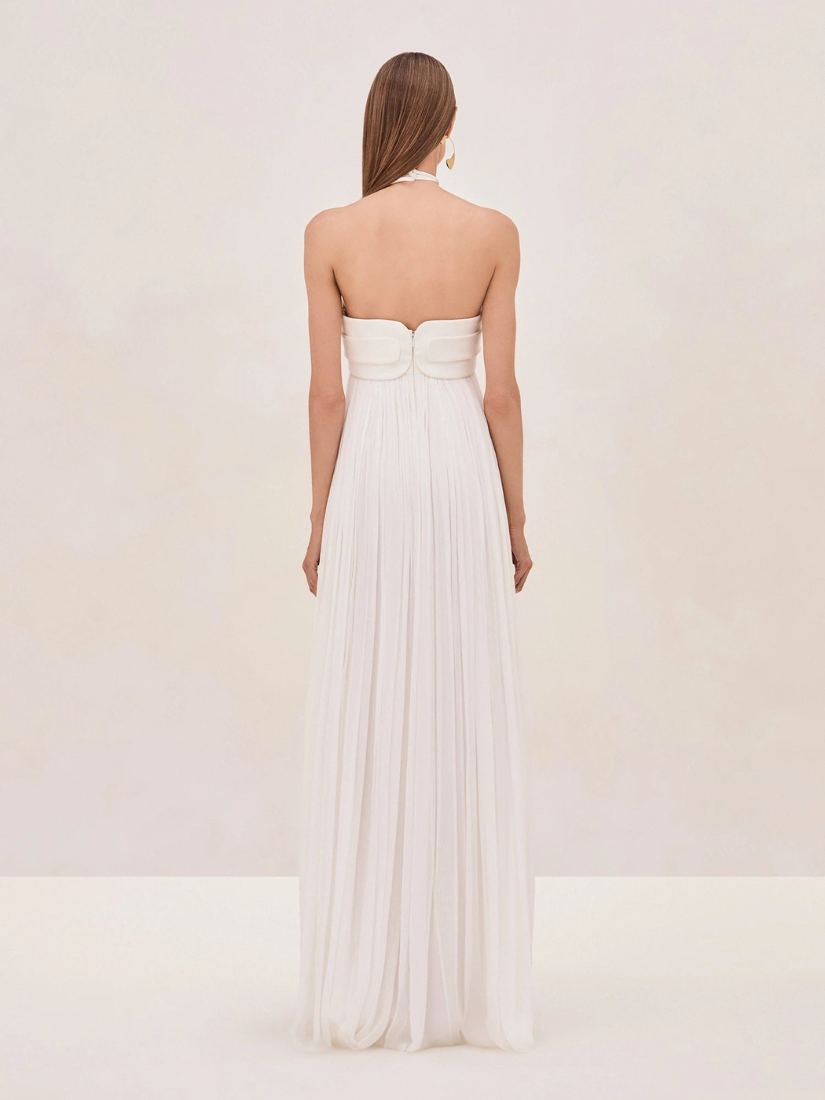 Mallorie Long Dress White