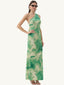 Carlotta Dress Green Snake