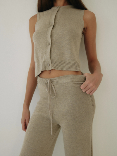 The Ona Pants Taupe