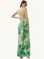 Carlotta Dress Green Snake