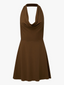 Cowl Halter Maxi Dress