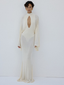 Eliodoro Maxi Dress Bright Cream
