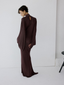 Eliodoro Maxi Dress Umber Brown