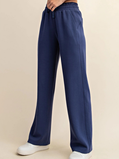 Modal Poly Scuba Pant Smoky Navy