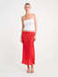 Stroll Midi Skirt Coral Meadow