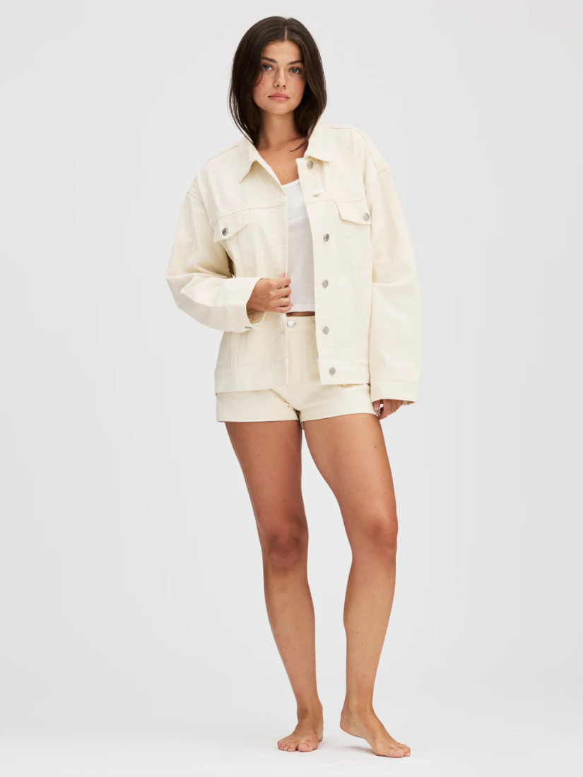 Oversized cream jacket hotsell