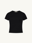 Short Sleeve Baby Tee Black