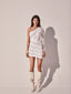 Zefir Mini Dress White Wave
