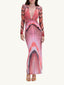 Pappilon Tulle Long Dress Light Orange