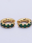 24K Gold Filled Emerald Green