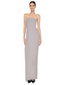Strapless Long Dress Grey