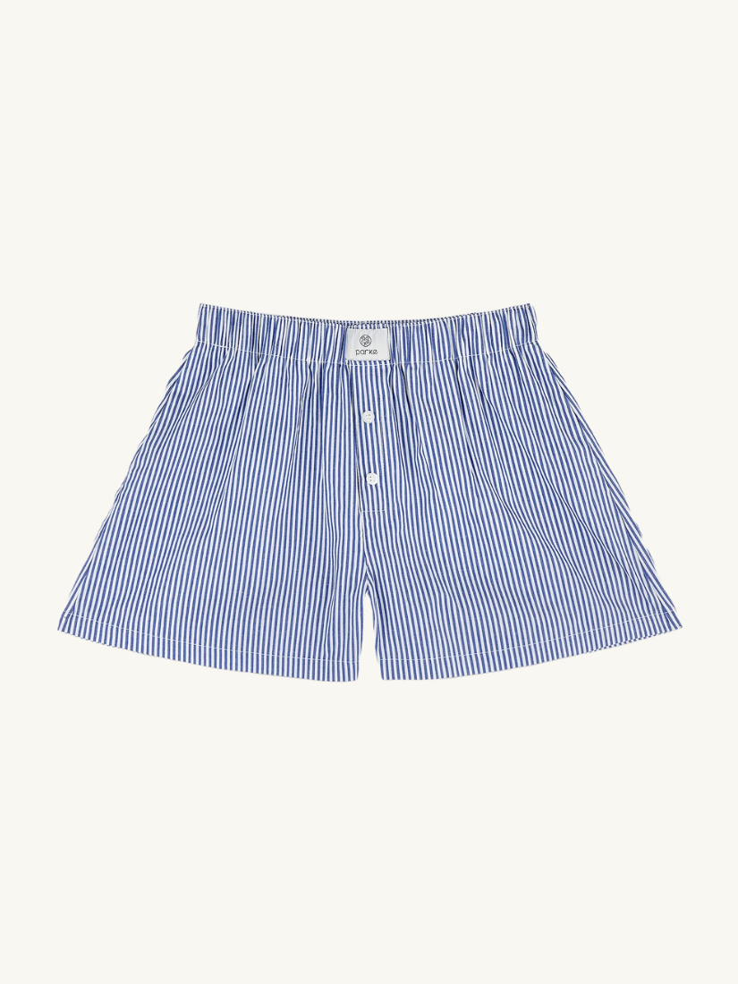 Striped Boxer Short Blue Stripe