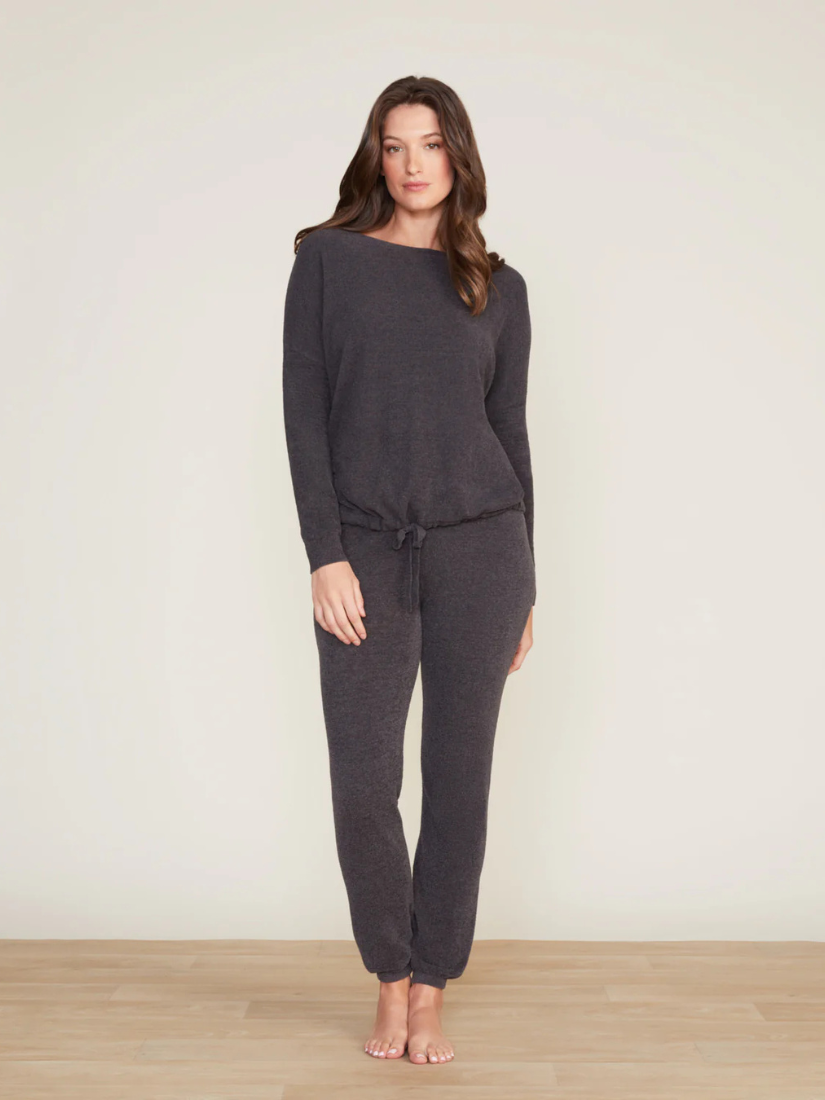 CozyChic Ultra Lite Slouchy Pullover Carbon