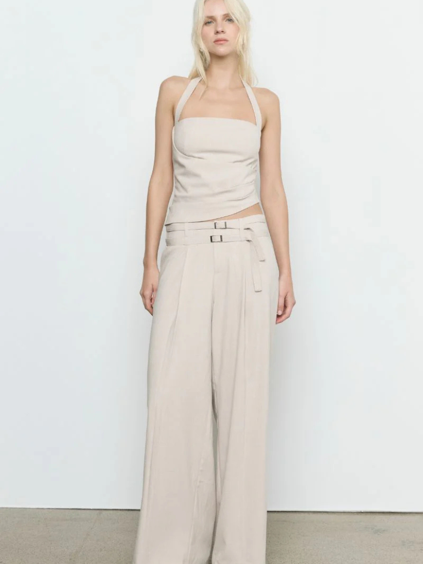 Priya Pant Beige