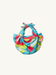 Blue Swirl Knot Bag