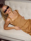 Zaela Mini Dress Tan