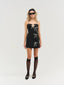 Helena Poplin Mini Dress Black