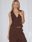 Arla Vest Top Chocolate