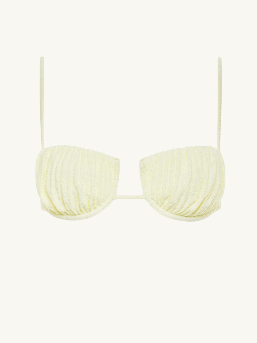Buttercream Petal Bikini Top