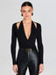 Assunta Bodysuit Metallic Black