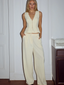 Arla Wide Leg Pant Butter